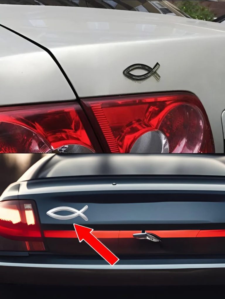 Odkryj znaczenie tego dyskretnego symbolu, który niektórzy kierowcy umieszczają na swoich samochodach