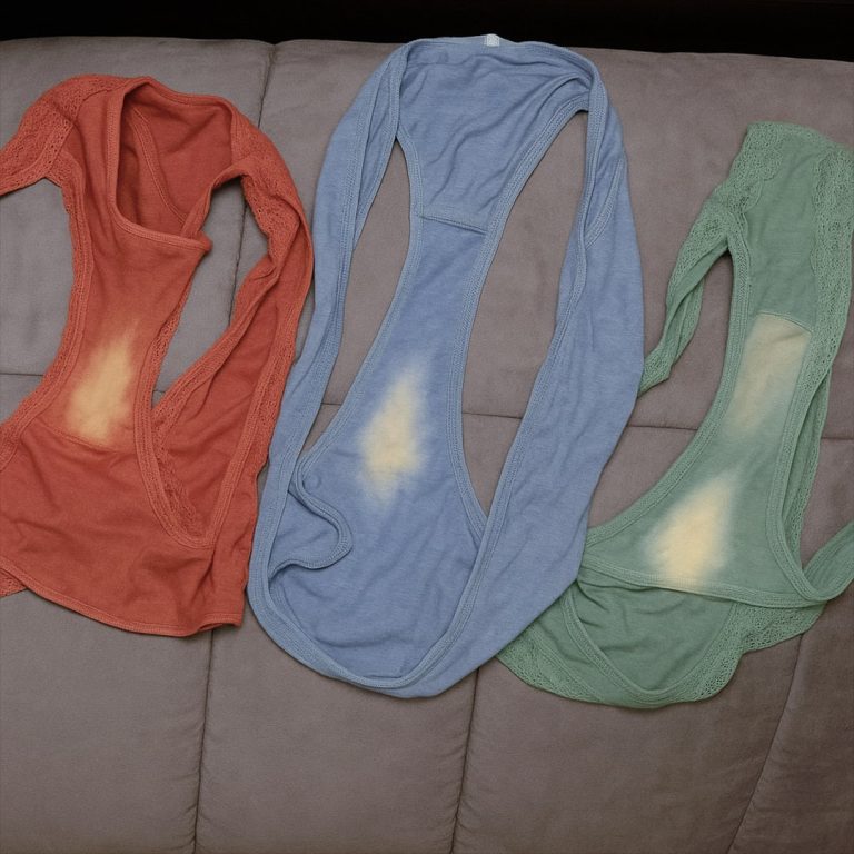 Dlaczego bielizna naturalnie się odbarwia (i co to mówi o Twoim zdrowiu)