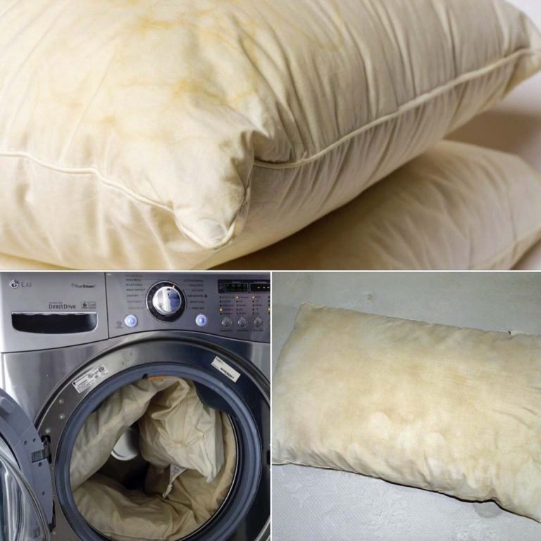 Jak wybielić stare, pożółkłe poduszki?