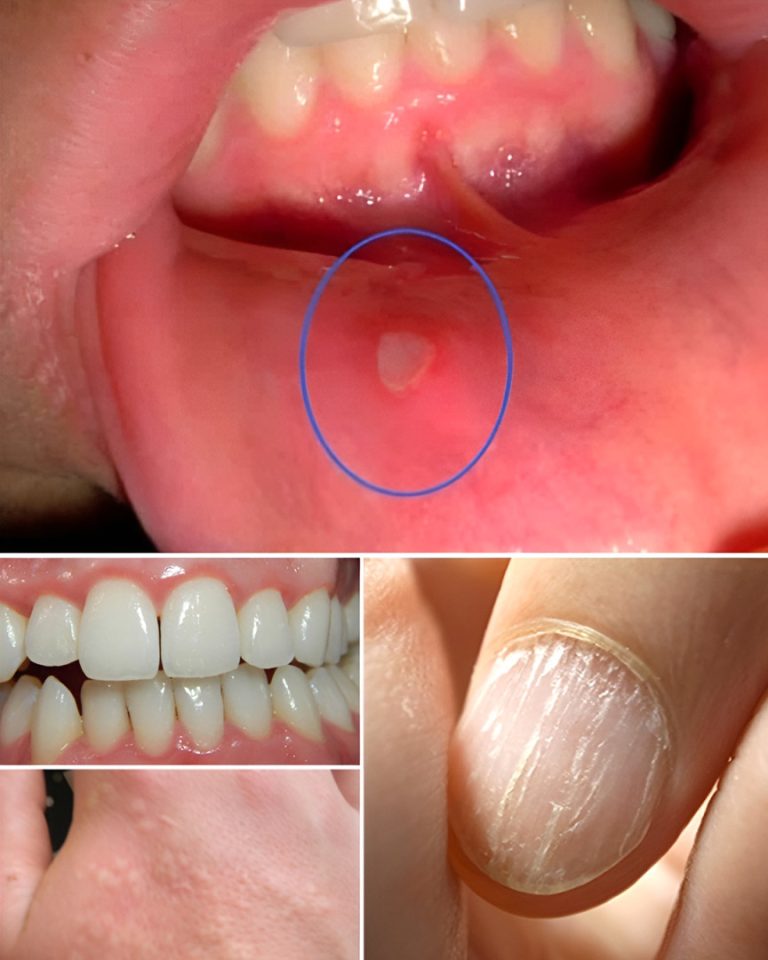 8 ostrzegawczych oznak niedoboru składników odżywczych wypisanych na całym ciele