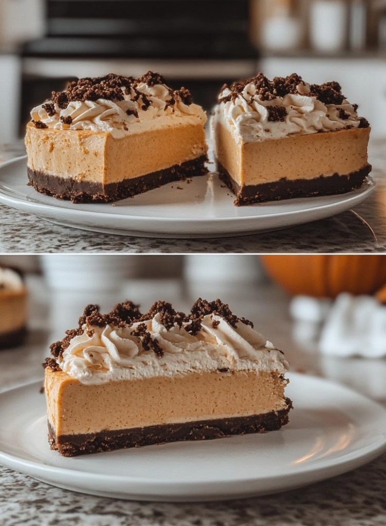 Wegański sernik dyniowy