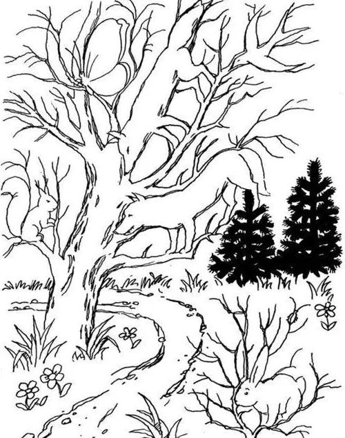 Czy potrafisz dostrzec zwierzęta ukryte na tym fascynującym obrazie?