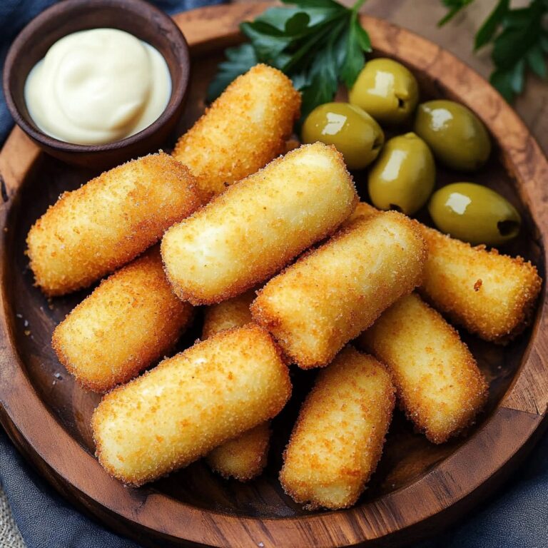 Bardzo chrupiące paluszki mozzarelli