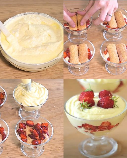 Tiramisu w kubeczkach z truskawkami: przepis na kremowe i pyszne danie