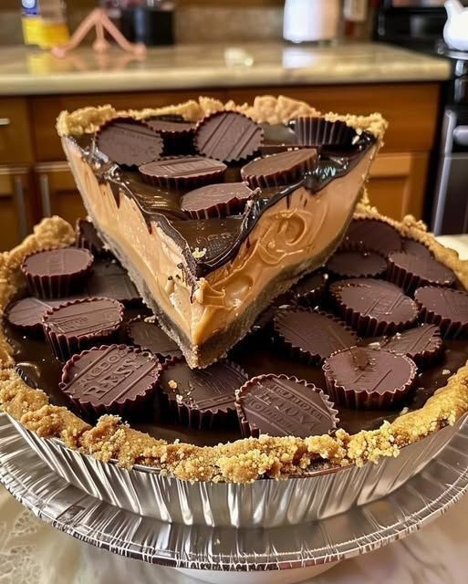 Gigantyczne ciasto z masłem orzechowym Reese'a