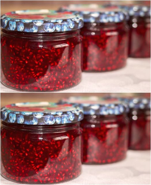 Pachnące i pyszne pięciominutowe maliny: gotuję je przez 5 minut i są gotowe do spożycia w mgnieniu oka. Do wiosny nic nie zostało.