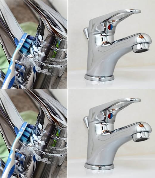 Połysk bez smug: bezpieczny sposób na nadanie połysku kranom i armaturze