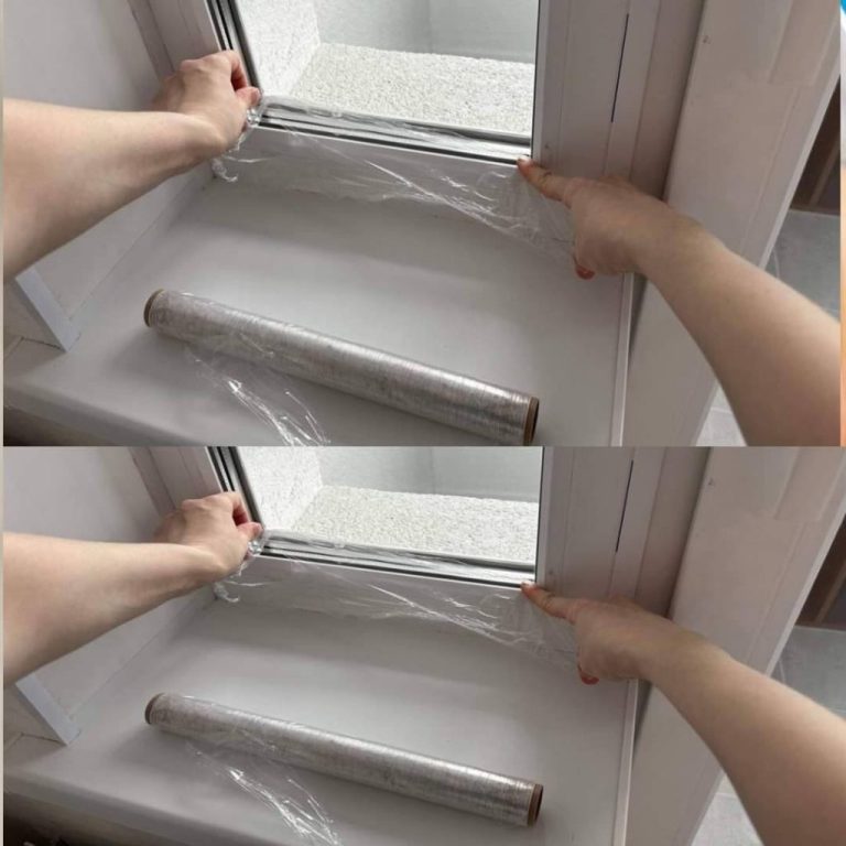 Po prostu przykryłem okna tanią folią aluminiową i nie miałem żadnych problemów przez całą zimę. Moja teściowa była zaskoczona, gdy podzieliłem się z nią moim life hackiem.