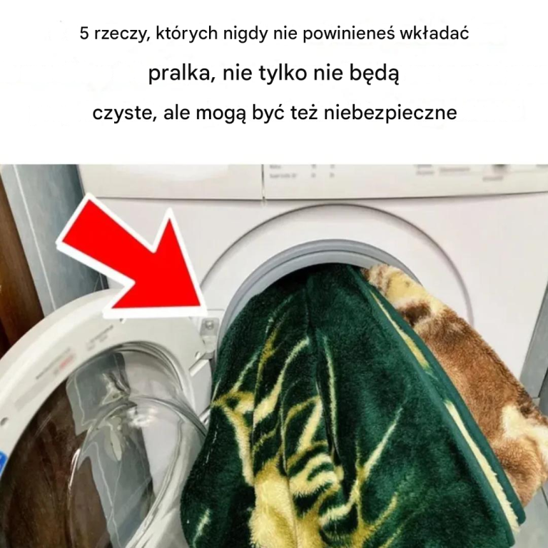 5 rzeczy, których nigdy nie należy wkładać do pralki