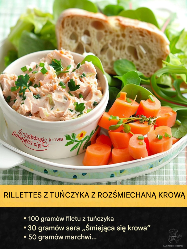Rillettes z tuńczyka z serem Laughing Cow