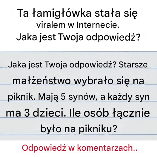Ta trudna zagadka wywołuje poruszenie w Internecie: czy potrafisz znaleźć rozwiązanie?