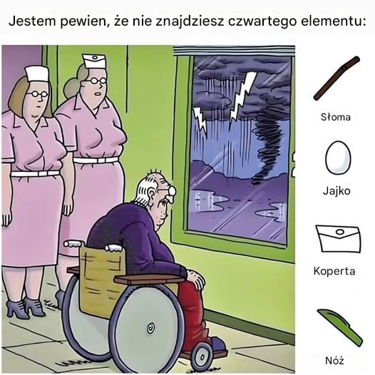 Czy potrafisz znaleźć czwarty obiekt?