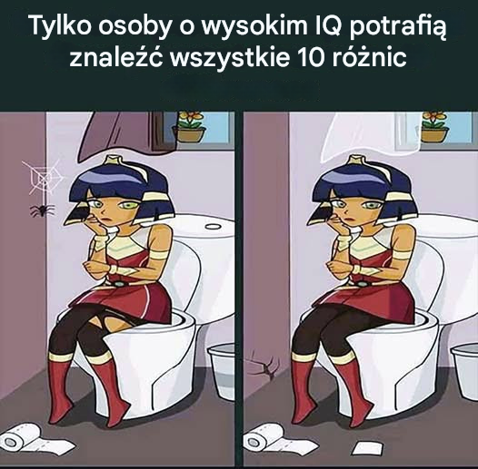 Tylko osoby o wysokim IQ potrafią znaleźć wszystkie 10 różnic