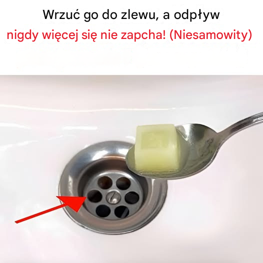 Wrzuć go do zlewu, a odpływ nigdy więcej się nie zapcha!