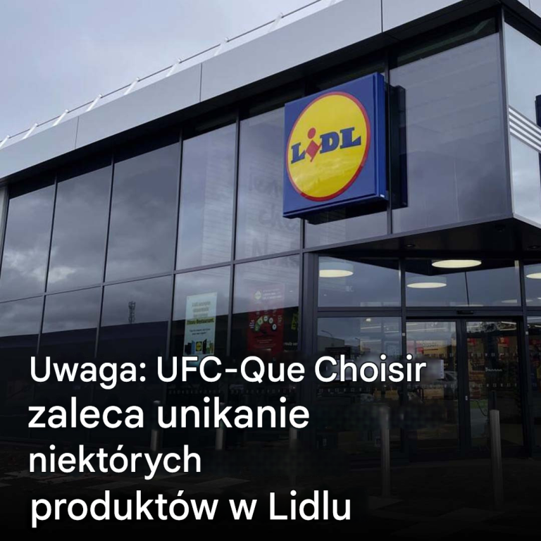 UFC-Que Choisir radzi unikać kupowania niektórych produktów w Lidlu