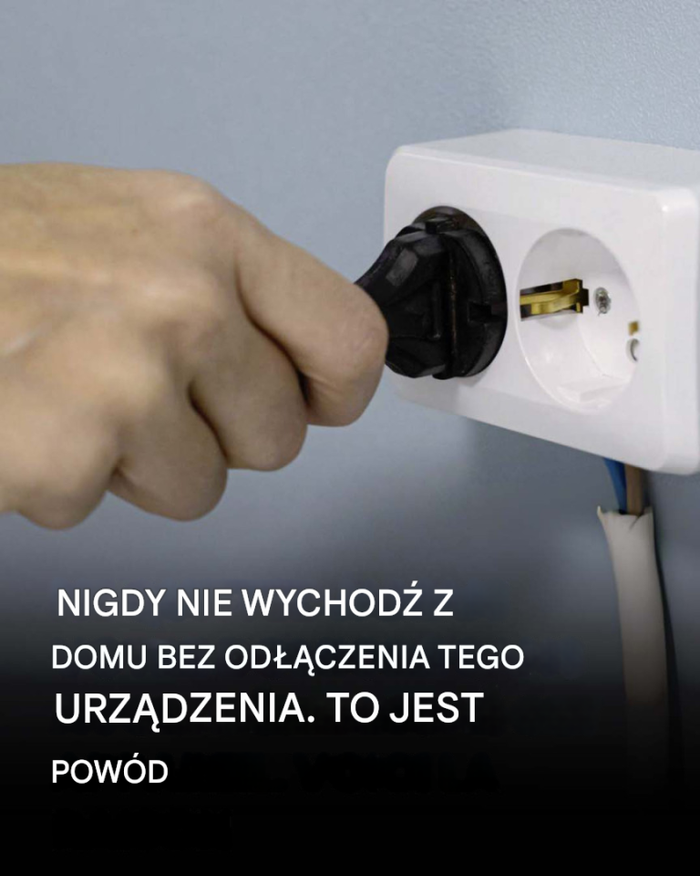 Nigdy nie wychodź z domu bez odłączenia tego urządzenia. Oto powód