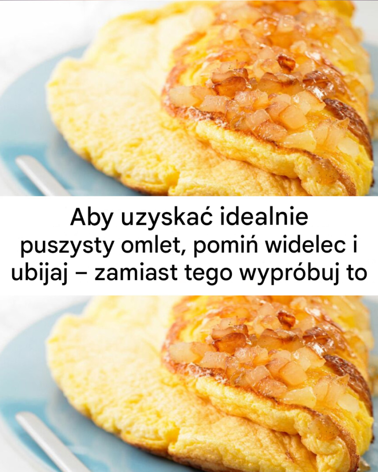 Masz ochotę na pięknie napuszony omlet? Porzuć widelec i trzepaczkę i zamiast tego wypróbuj tę sztuczkę