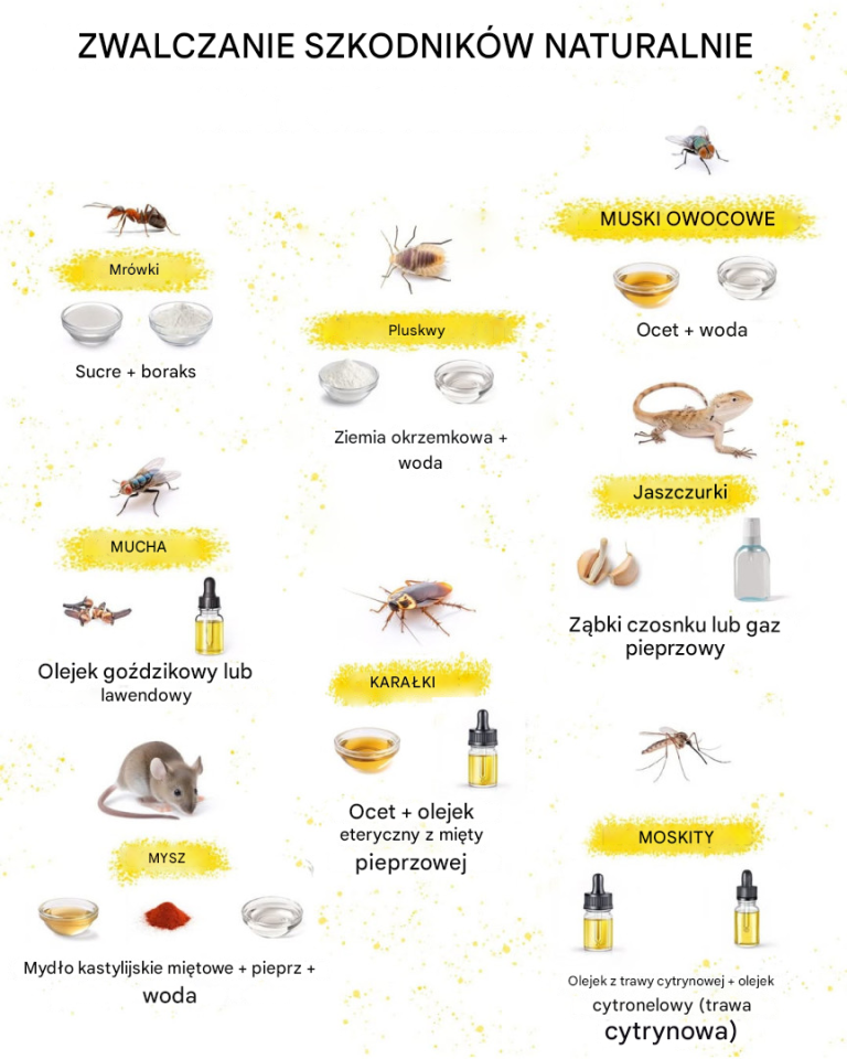 Domowe naturalne repelenty, które odstraszą mrówki, komary i inne owady