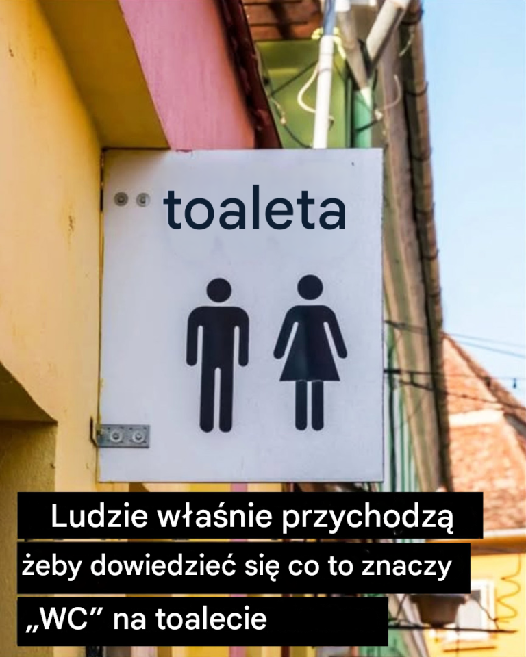 Znaczenie znaku „WC” umieszczonego na zewnątrz toalety