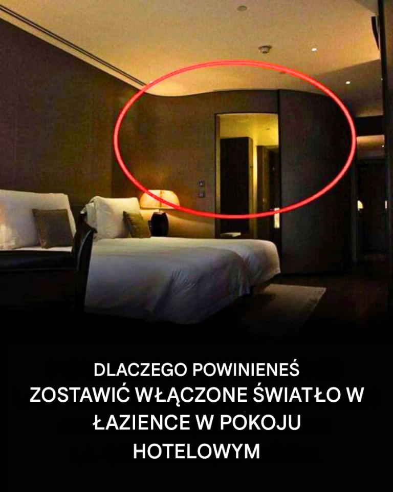 Dlaczego zaleca się pozostawienie włączonego światła w łazience podczas snu w hotelu
