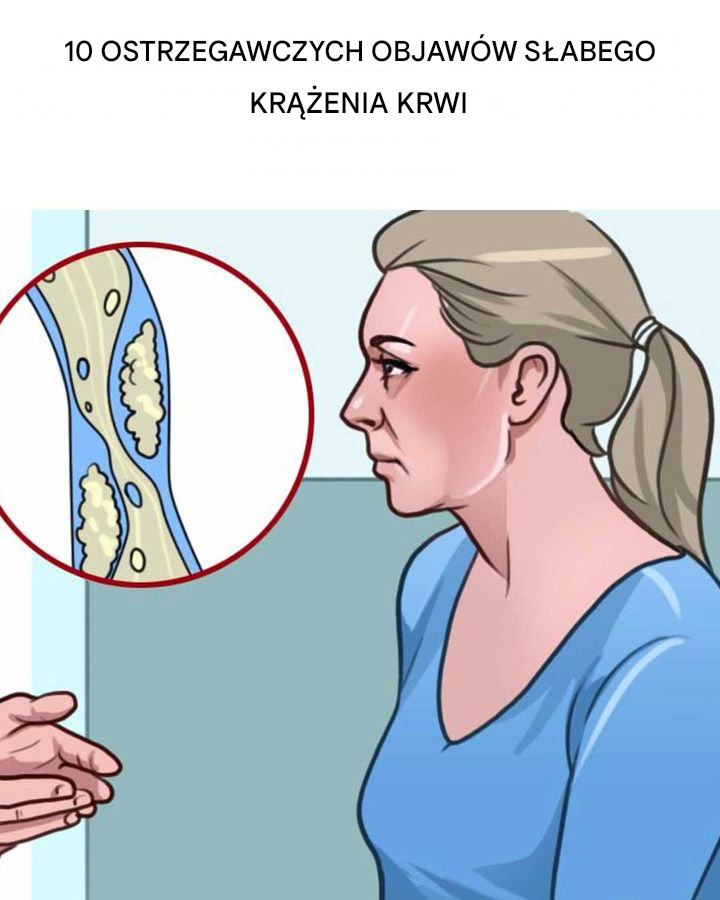 10 ostrzegawczych oznak słabego krążenia