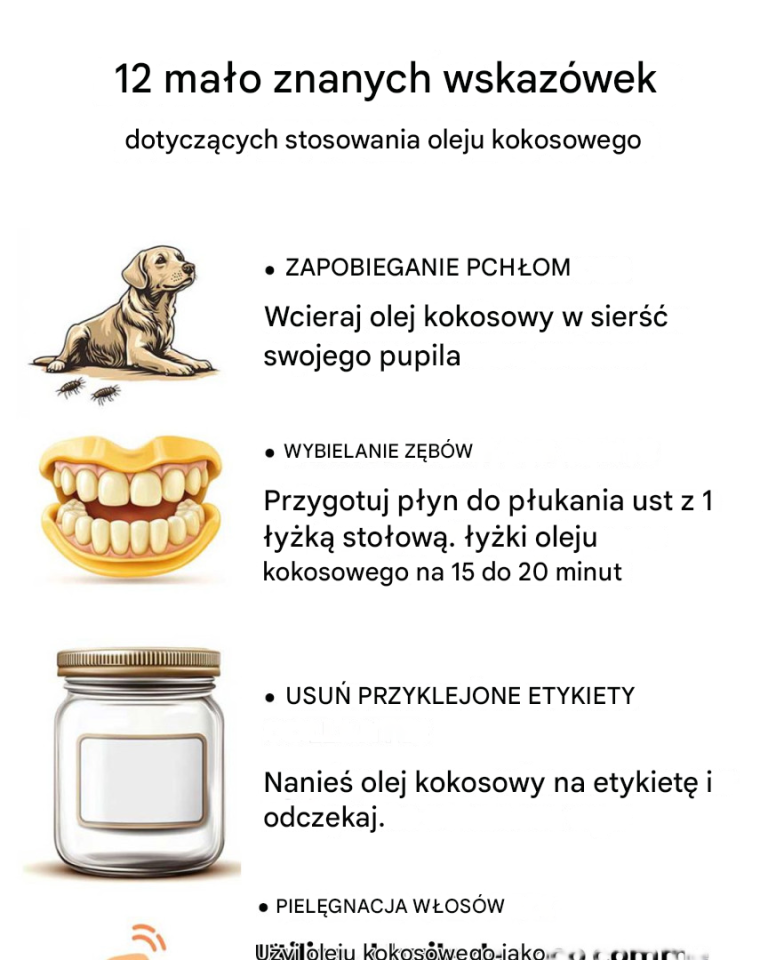 12 trików z olejem kokosowym, o których większość ludzi nie wie