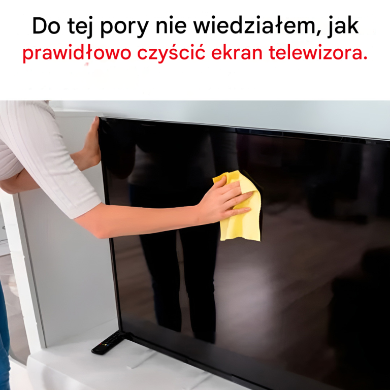Jak czyścić ekran telewizora?