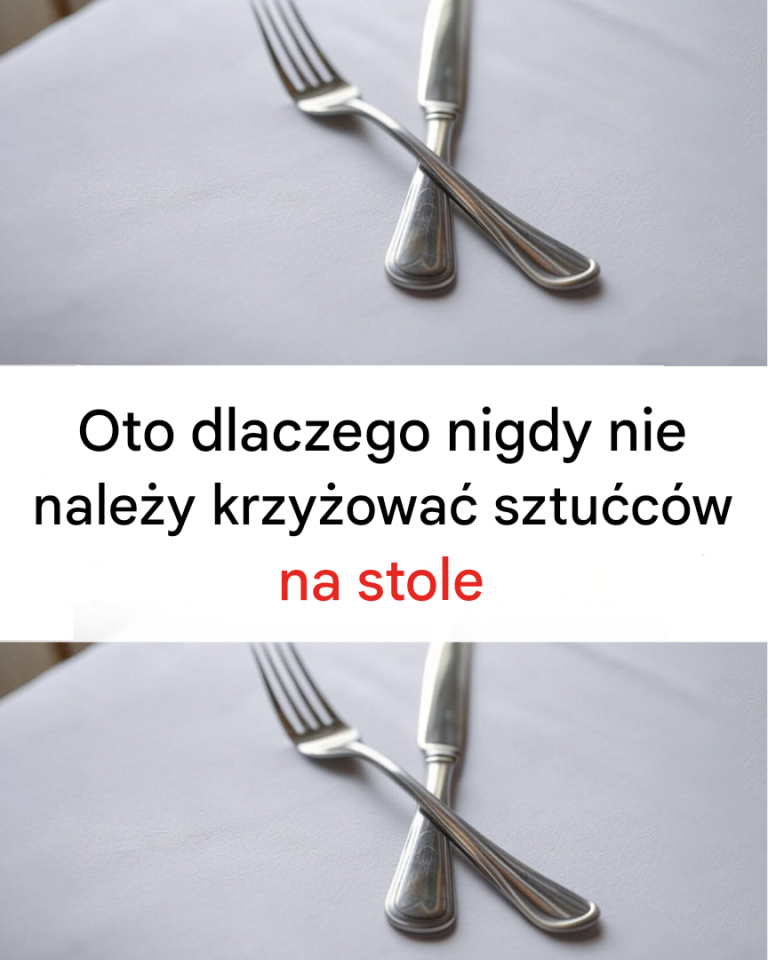 Oto dlaczego nigdy nie należy krzyżować sztućców na stole