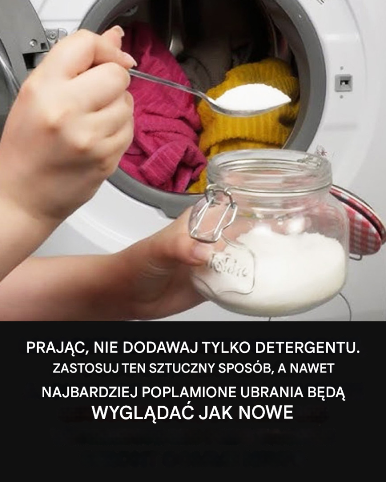 Zastosuj ten mały trik, a Twoje brudne ubrania będą jak nowe!