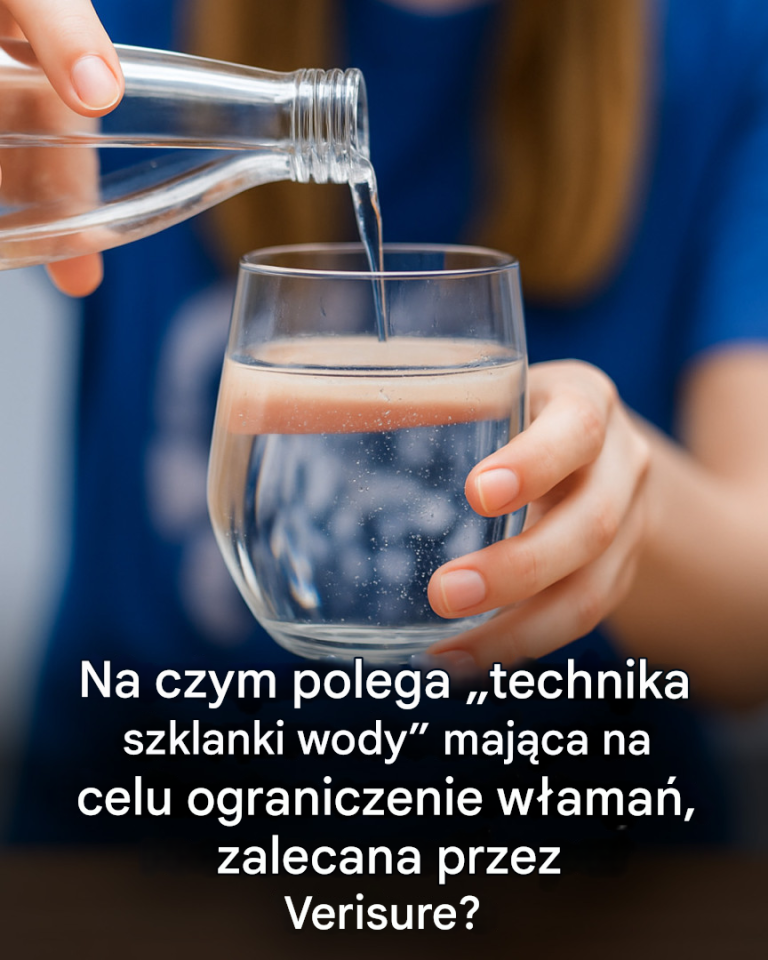 Jaką metodę „szklanki wody” zaleca Verisure, aby zapobiegać włamaniom?