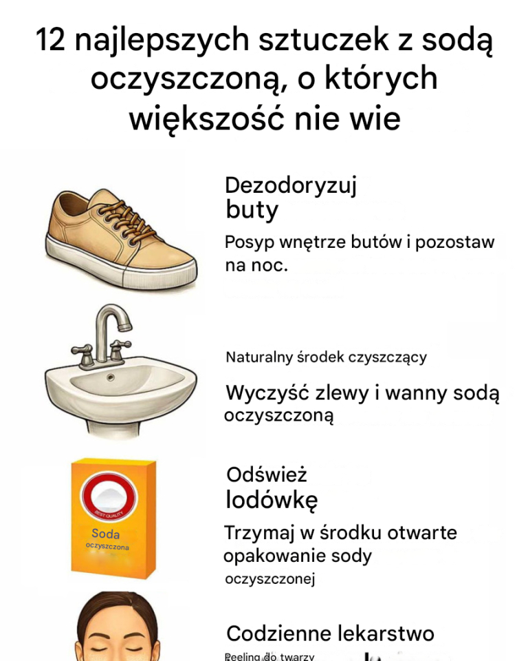 12 wskazówek dotyczących sody oczyszczonej, o których większość ludzi nie wie