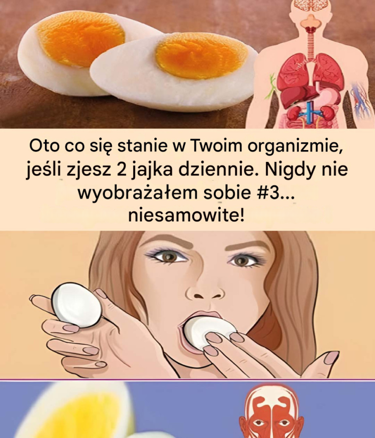 Co się dzieje w organizmie, gdy jesz dwa jajka dziennie