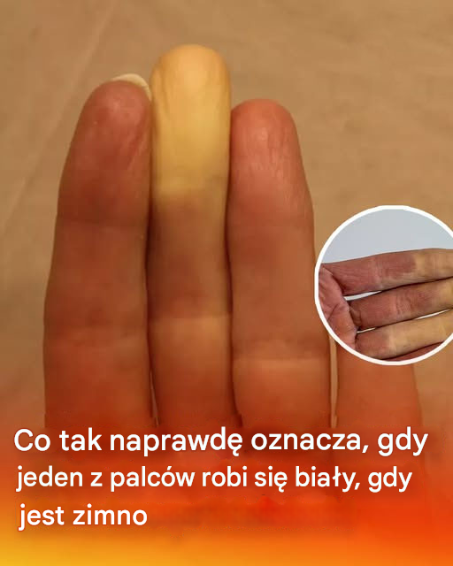 Co tak naprawdę oznacza, gdy jeden z palców robi się biały, gdy jest zimno