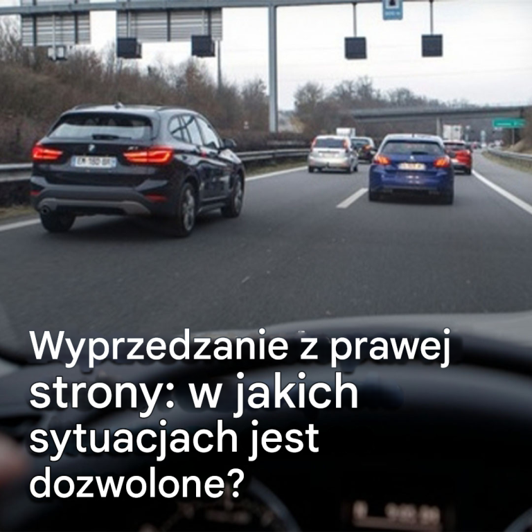 Wyprzedzanie z prawej strony: w jakich sytuacjach jest dozwolone?