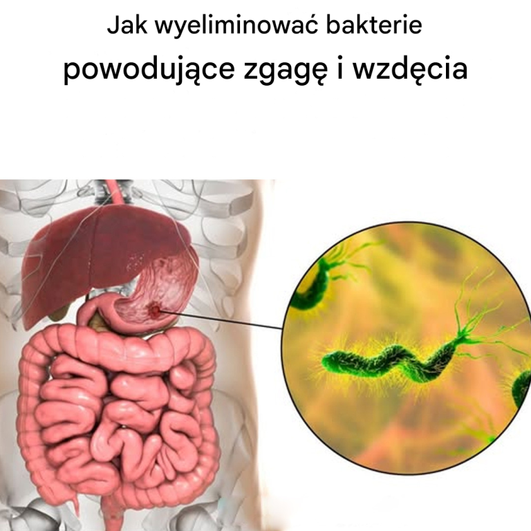 Jak wyeliminować bakterie powodujące zgagę i wzdęcia