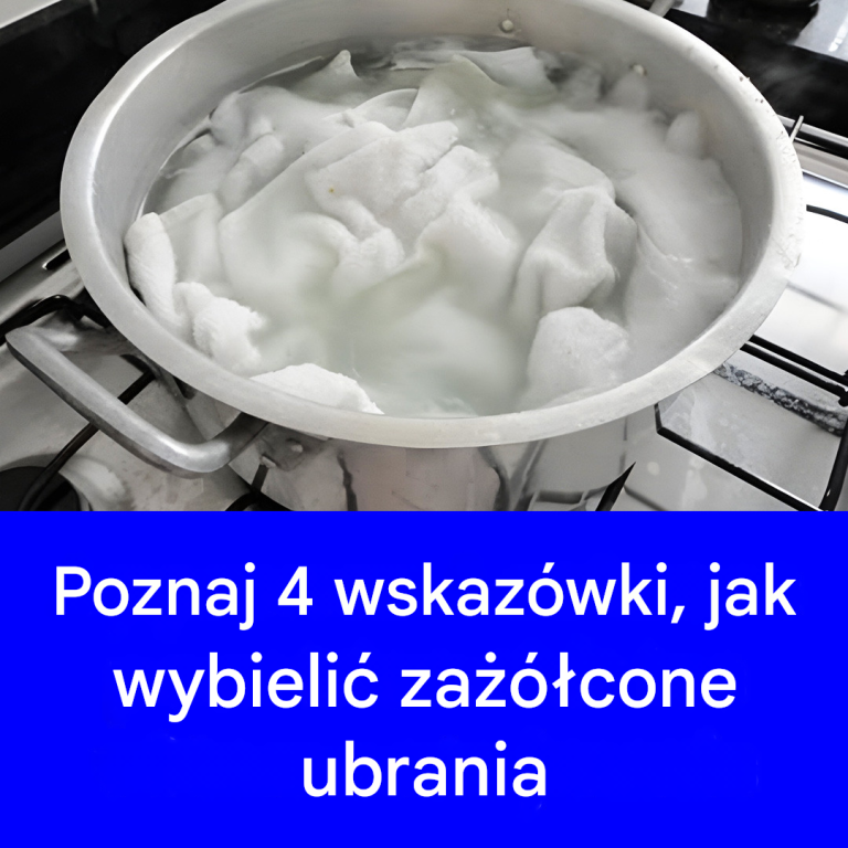 4 wskazówki jak wybielić zażółcone ubrania