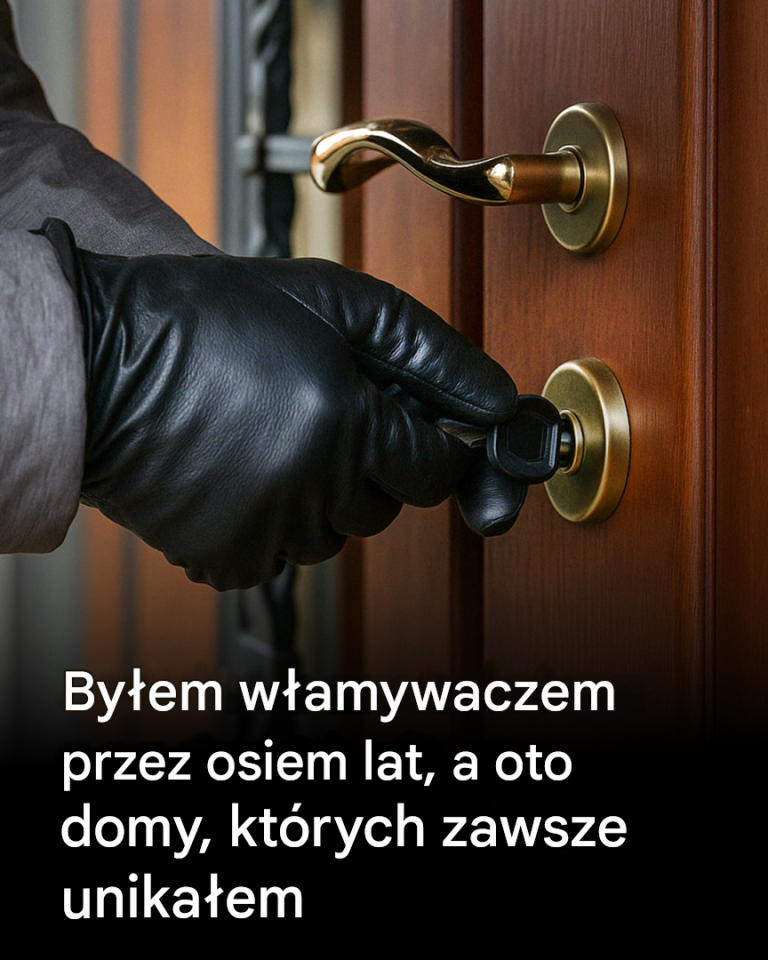 „Przez osiem lat byłem włamywaczem i zawsze unikałem tego typu domów”.
