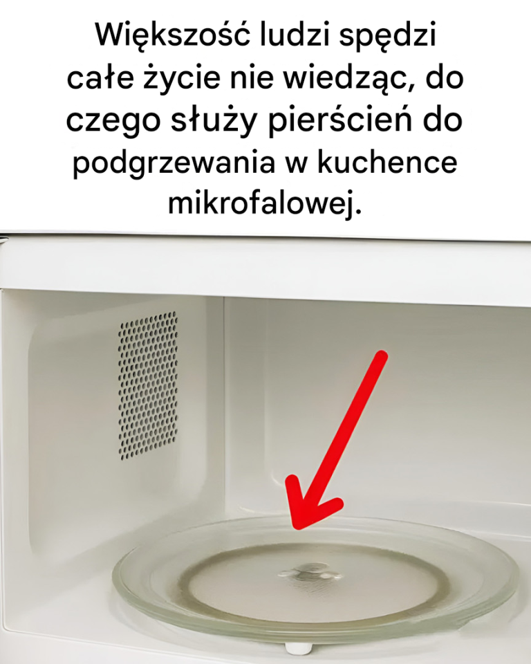 Do czego służy pierścień do podgrzewania w kuchence mikrofalowej?