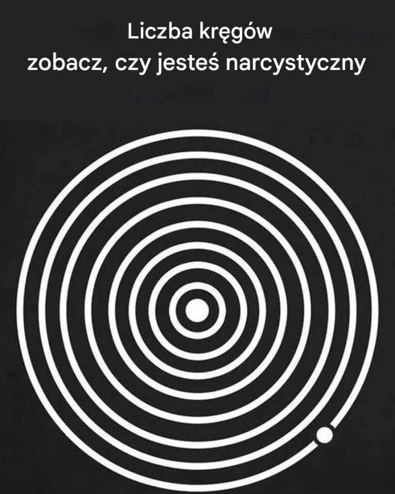 Liczba kółek, które widzisz, decyduje o tym, czy jesteś narcyzem