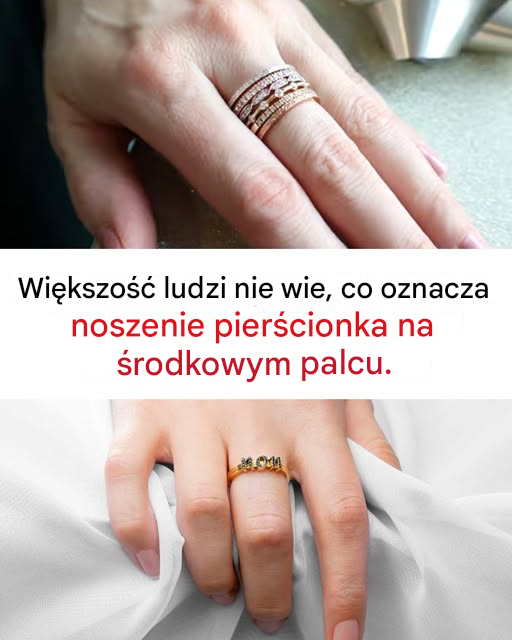 Środkowy palec ozdobiony pierścionkiem: prosta kokieteria czy sekretny język?