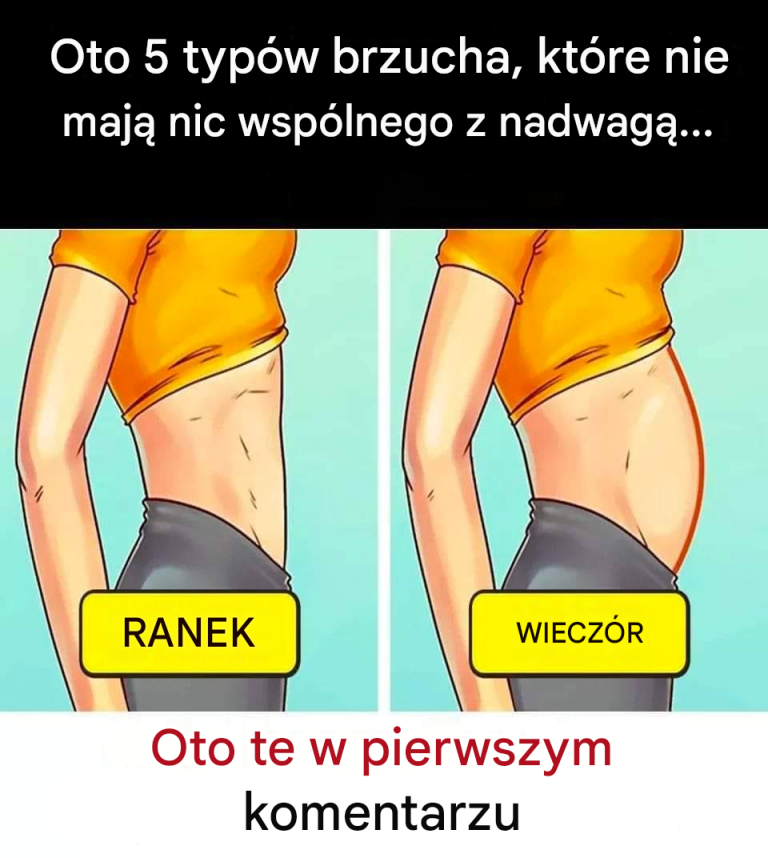 5 typów brzucha, które nie oznaczają nadwagi