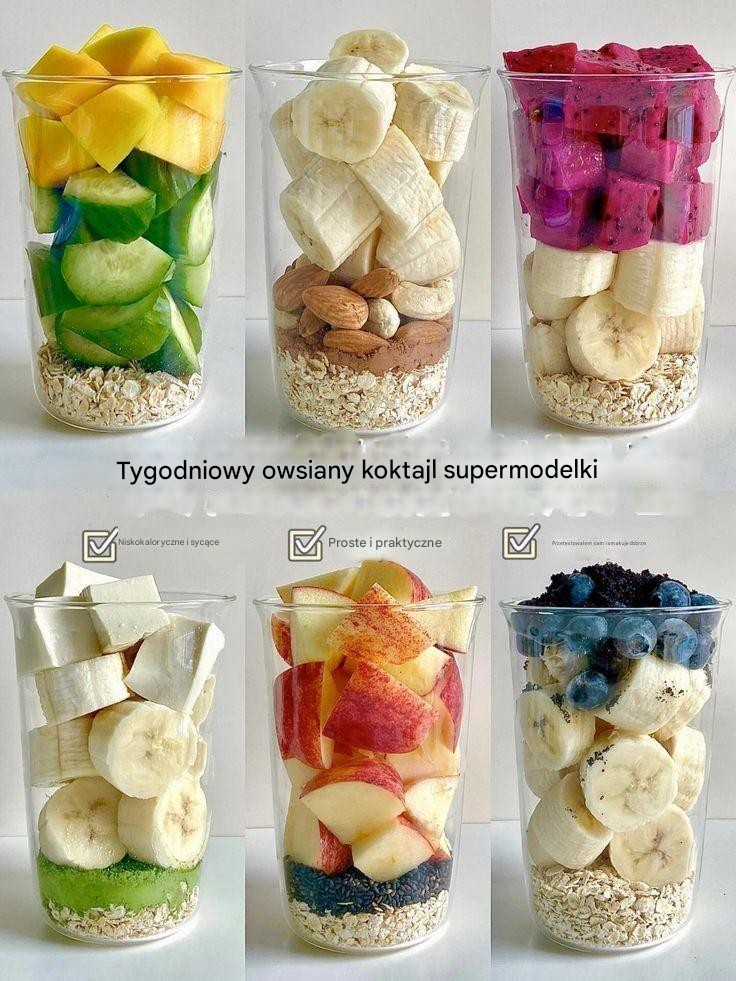 7 koktajli dla pięknej sylwetki: tygodniowy program koktajli owsianych dla modelek