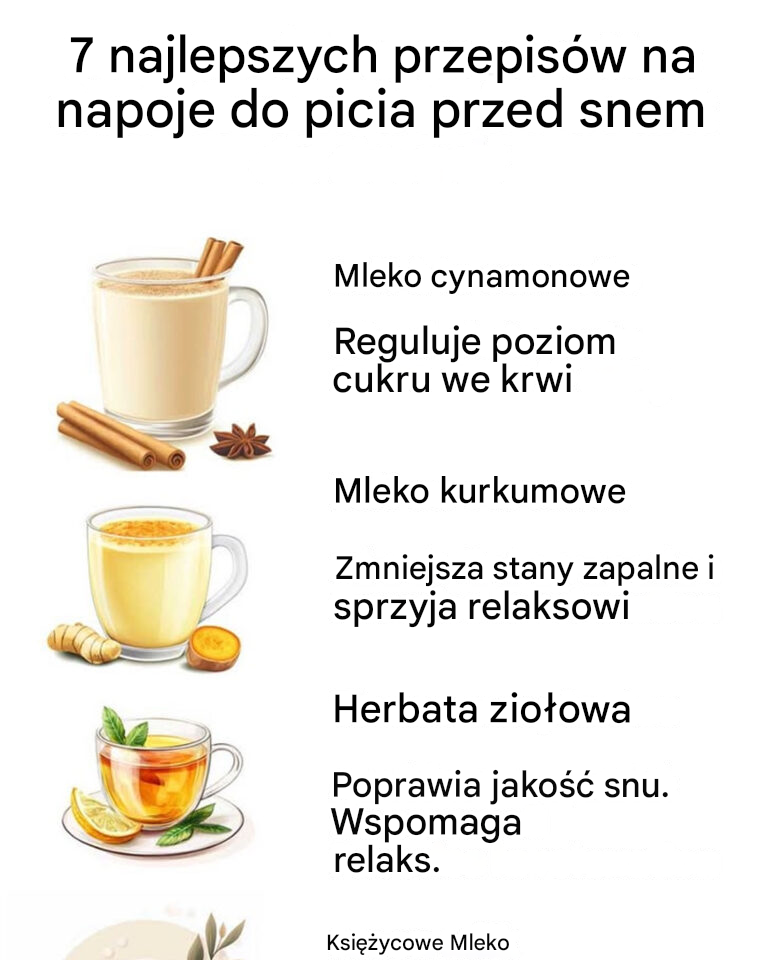 7 najlepszych przepisów na drinki przed snem