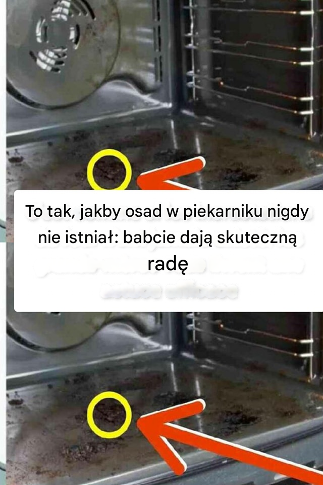 To tak, jakby osad w piekarniku nigdy nie istniał: babcie dają skuteczną radę