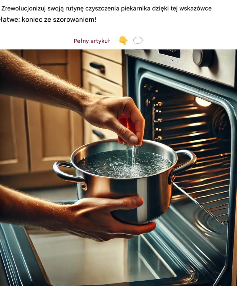Zobaczyłem tę poradę dotyczącą czyszczenia piekarnika i nie będę już robił niczego innego.