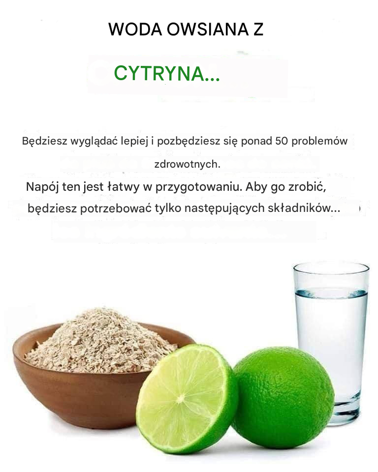 Korzyści z wody owsianej z cytryną, o których nie wiedziałeś