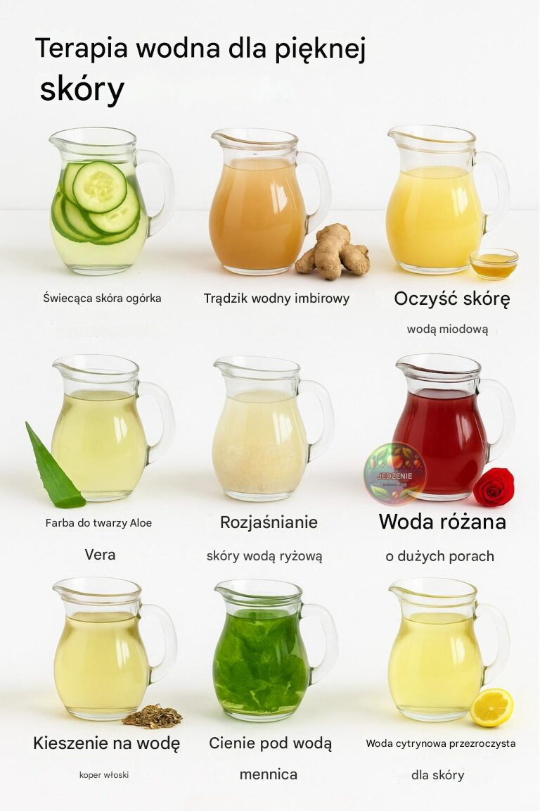 10 niesamowitych wodnych środków na piękną skórę