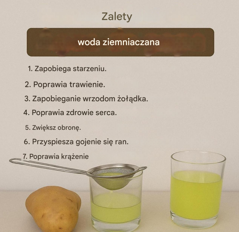 Odkryj zaskakujące korzyści zdrowotne wody ziemniaczanej