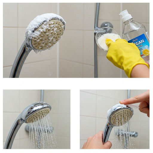 Głowica prysznicowa pełna kamienia? Dzięki staremu zabiegowi będzie wyglądać jak nowa!