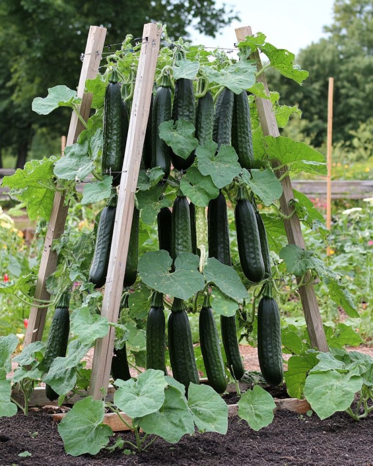 Większość ludzi robi to źle. Oto idealny sposób na zbudowanie kratownicy na ogórki.